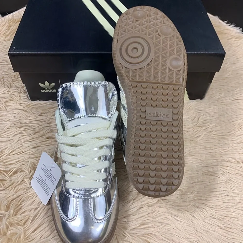 Adidas x Wales Bonner Silver Sneakers - Picture 4 of 5